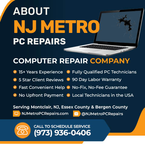 Banner Image with A List Of Computer Repair Credentials